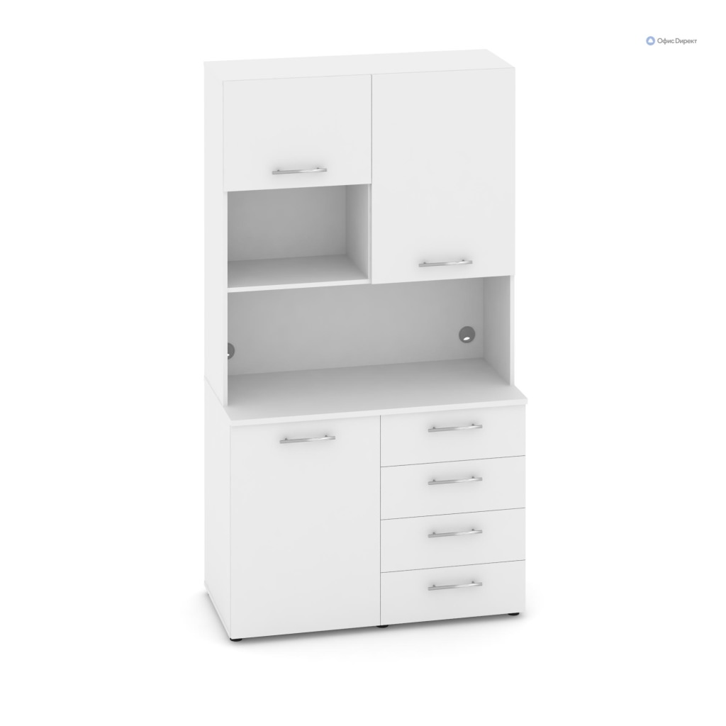 Комплект №4 Мини-кухня Fit 1200*600*2175 Мини-кухня Fit Белый Бриллиант