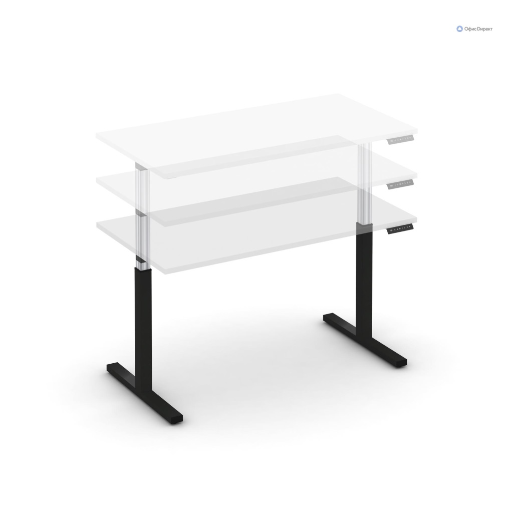 Стол электроподъемный Move Up | Мув Ап 1380*720*720 Move Up | Мув Ап Белый Бриллиант/Металл Антрацит