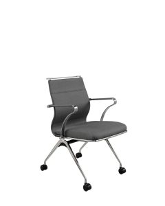 Темно-серый Стул на колесиках ErgoLife Sit Well M4-192K - Bahama Темно-серый